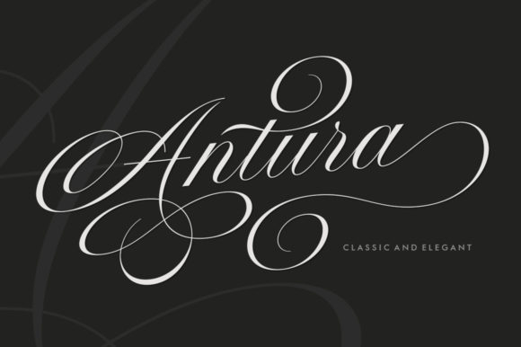 Antura Script: Elevating Your Design with Copperplate Elegance