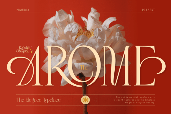 Arome: A Serif Font for Elegant Branding & Editorial Design