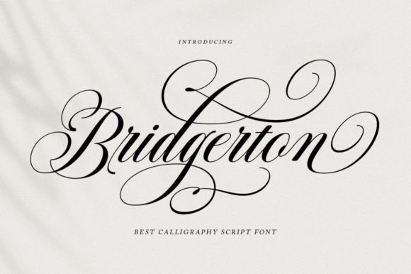 Bridgerton Script: Elegance Meets Modern Branding