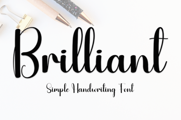 Brilliant: A Sweet Handwritten Font for Invitations & More
