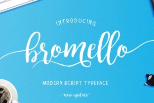Bromello: A Modern Brush Script for Authentic Design