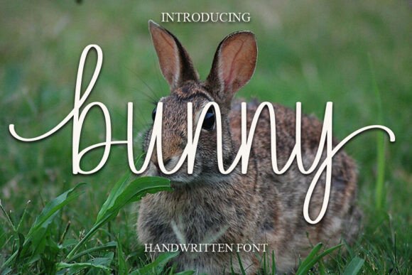 Bunny: The Sweet Handwritten Font for Joyful Designs