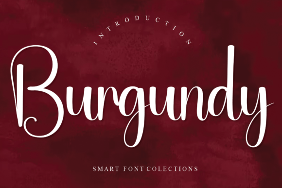 Burgundy: A Sweet Handwritten Font for Invitations and Beyond