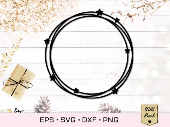Circle Monogram Frame Svg with Stars: A Designer's Guide