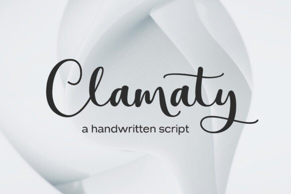 Clamaty: An Elegant Script Font for Delicate Designs