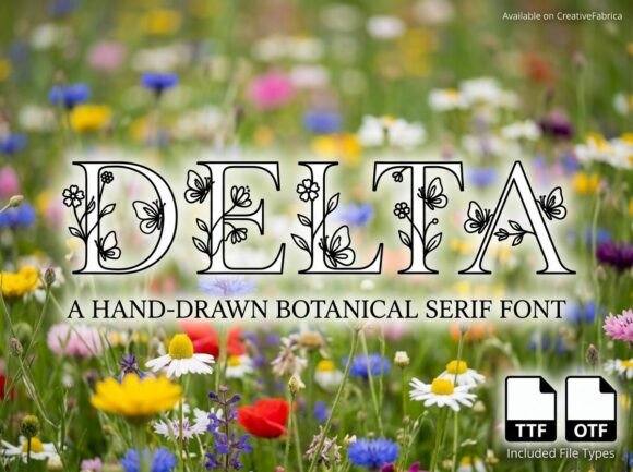 Delta: A Serif Font Rooted in Nature