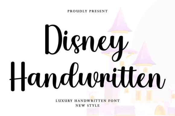 Disney Handwritten: A Sweet Touch for Elegant & Casual Designs