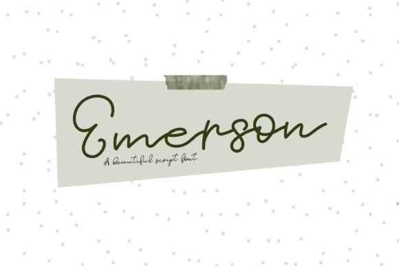 Emerson: The Script Font That Radiates Beauty and Charm