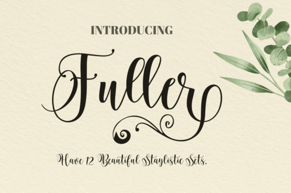 Fuller: The Elegant Script Font for Wedding Invitations & Branding