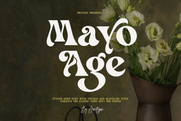 Mayo Age: The Modern Serif Font That Balances Class and Creativity