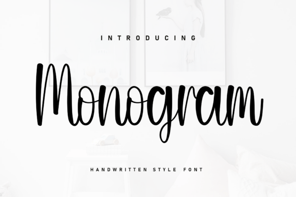 Monogram: A Handwritten Font for Modern Branding