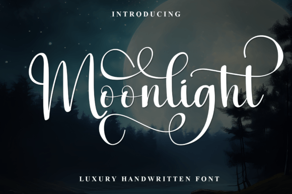 Moonlight Font: Celestial Luxury for Your Designs