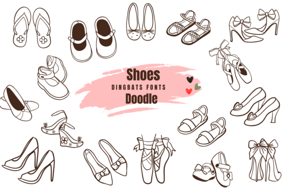 Shoes Doodle: A Creative Font with a Sketched Charm