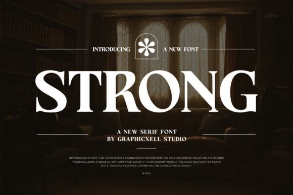 Strong: A Serif Font for Modern Branding