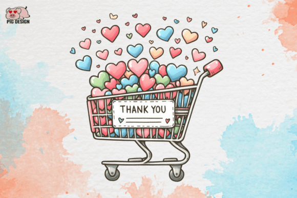 Thank You Sublimation Clipart PNG: Your Design Asset for Gratitude