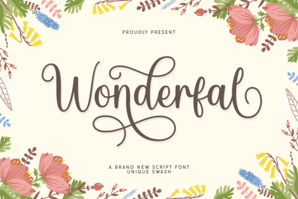 The Elegance of Wonderfal: A Font for Timeless Romance