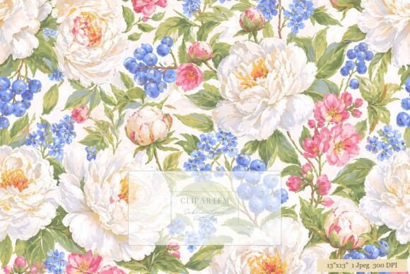 Vintage Peony Floral Seamless Pattern: A Designer's Guide