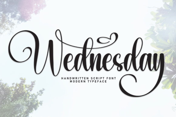 Wednesday Font: An Elegant Script for Modern Design