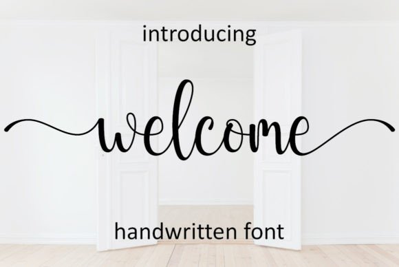 Welcome: The Handwritten Font for Elegant Design Projects